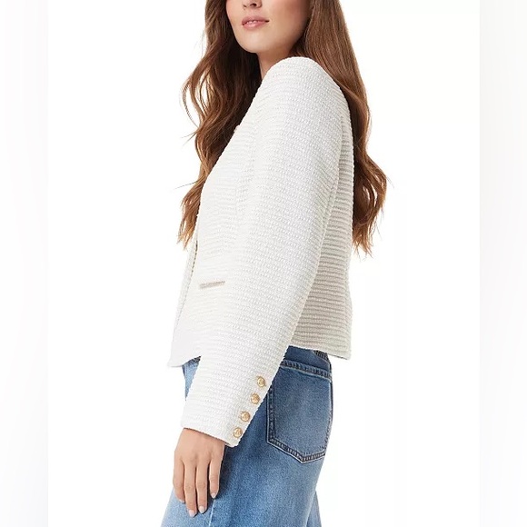 Sam Edelman Cream Textured Blazer NWT - Picture 3 of 11